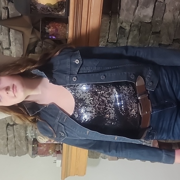 Sale⚡️Theory Jean  Jacket Sz S - Picture 1 of 11